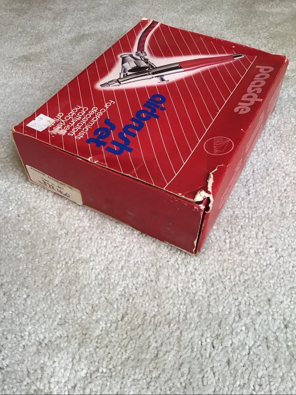 Vintage Paasche Airbrush Set, Type VL-Set No. 372460